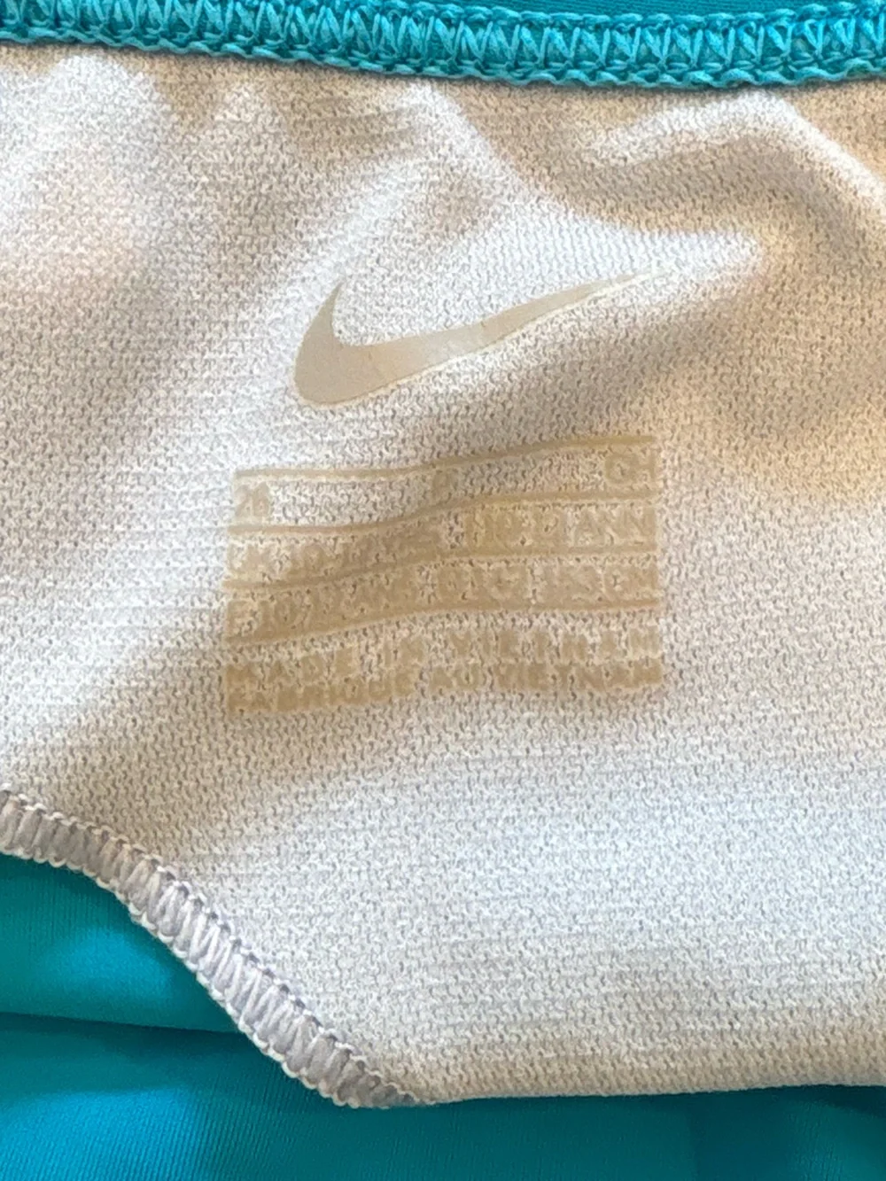 Nike Blue Athletic Swim Jammer with Navy Trim